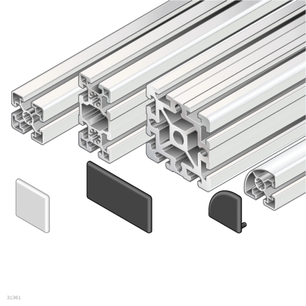 STRUT PROFILE 45X90L 2NVS 12X6070MM Bosch Rexroth 3842555652